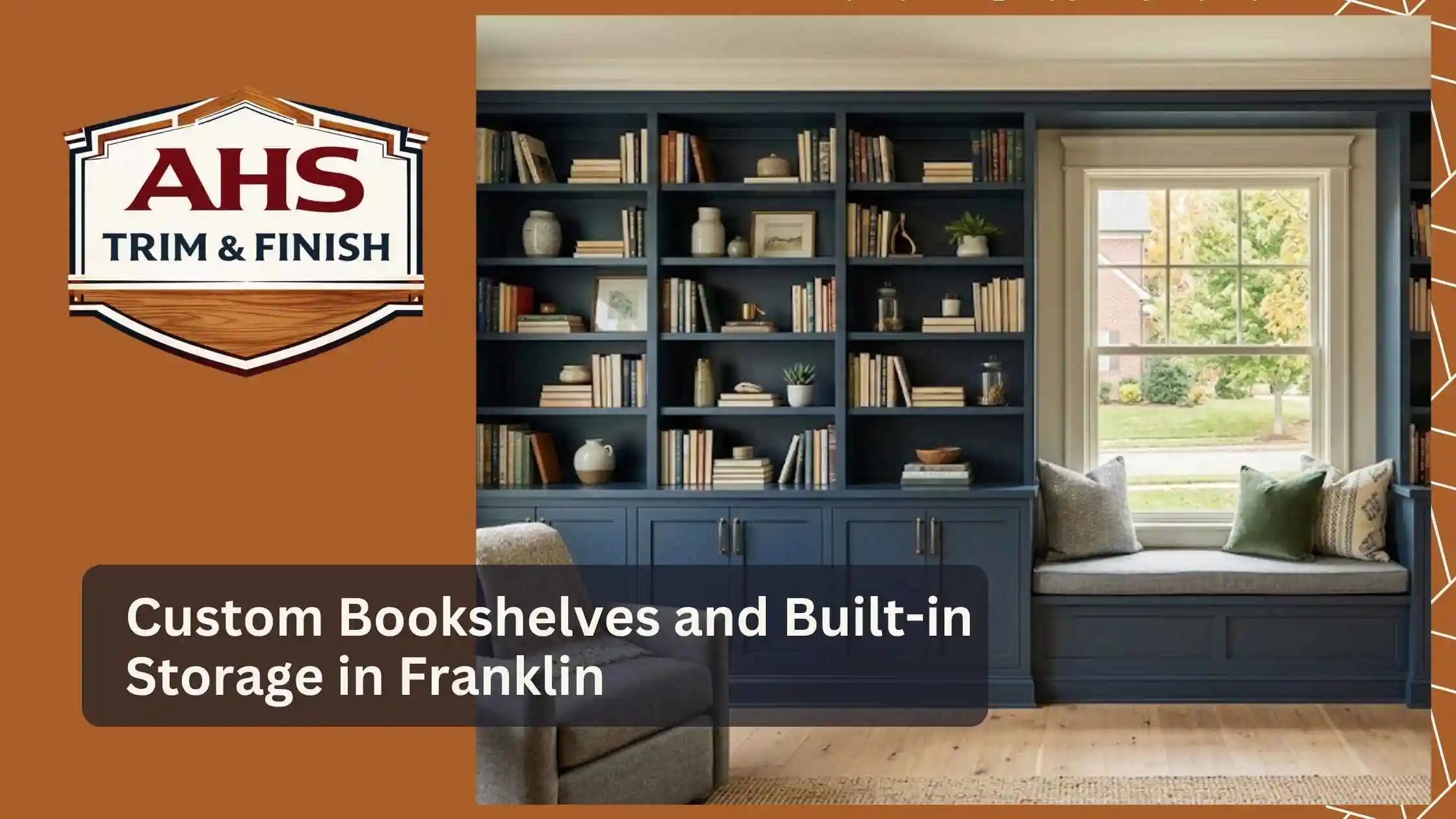 Custom Bookshelves and Built-in Storage in Franklin