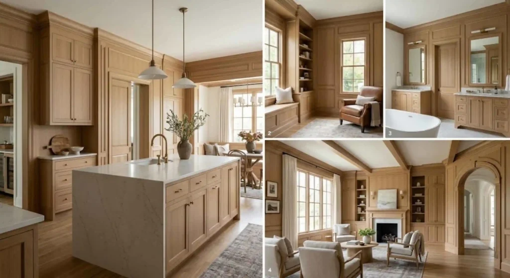 Completed whole-home carpentry upgrades with matching trim and cabinetry in Brentwood TN
