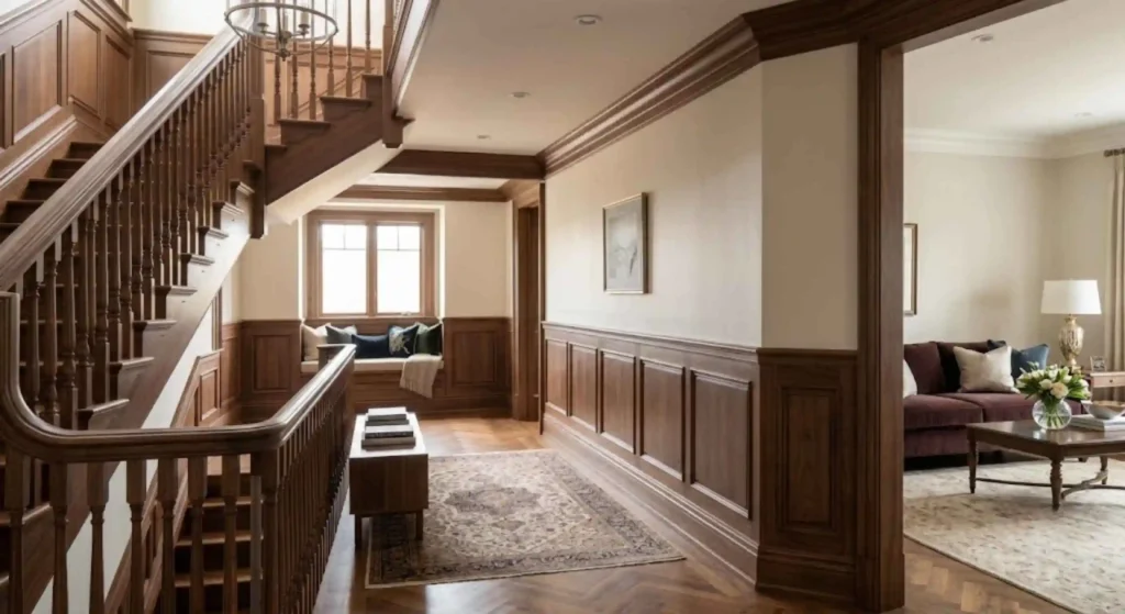 Whole-home millwork and finish trim completed in Brentwood