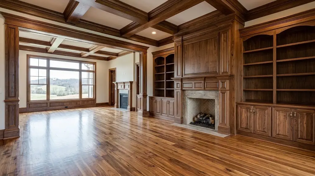 Completed professional Woodwork and interior finishing project in Franklin Tennessee